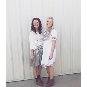 Lightly worn (once in pic) size large